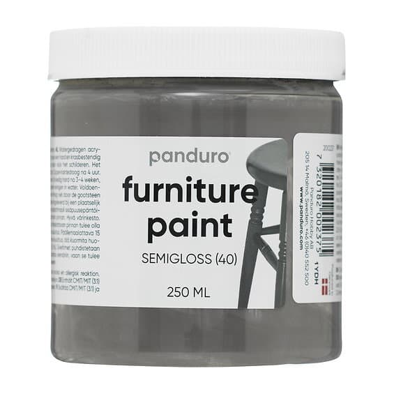 Panduro Furniture Paint möbelfärg, mörkgrå 250ml