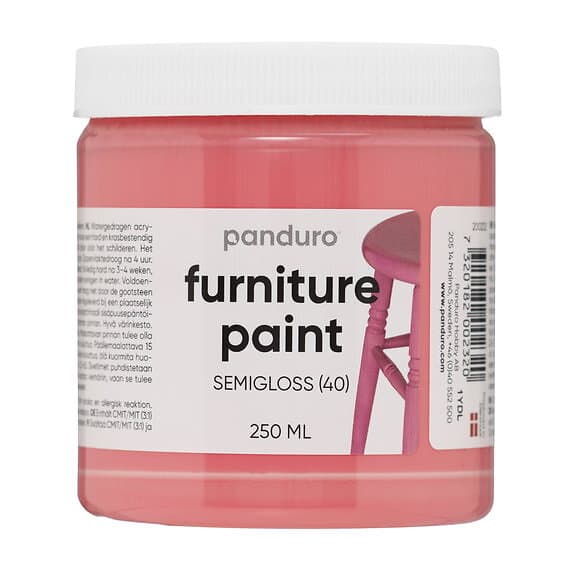 Panduro Furniture Paint möbelfärg, rosa 250ml