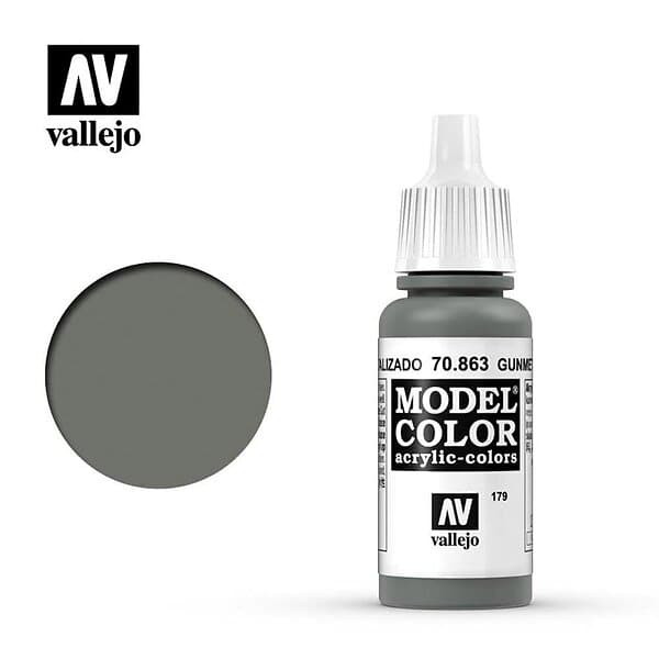 Vallejo Model Color 18ml Gunmetal grey metallic 863