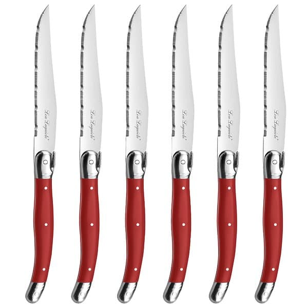 Lou Laguiole Tradition grillkniv 6-pack
