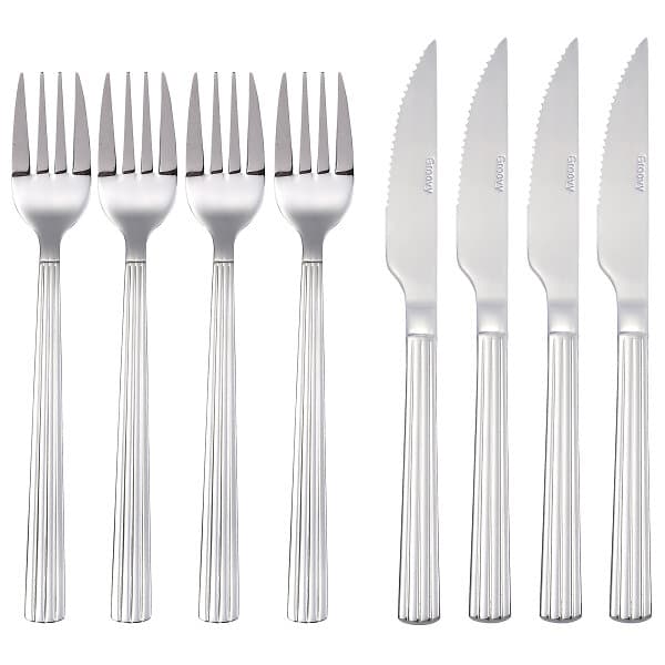 Aida Groovy Grillbestick Blank, 8 delar