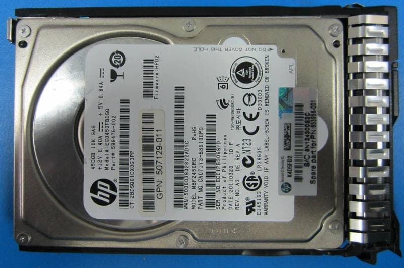 HP 653956-001 450GB