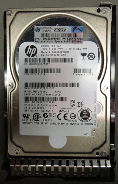 HP 653957-001 600GB