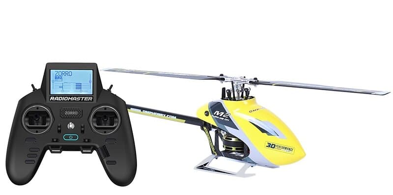 OMP Hobby M2 Evo MK2 OFS3 RTF Helikopter Gul