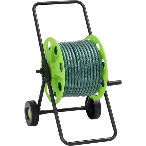 vidaXL Slangvagn med 30 m slangkoppling 0,75" 20 PVC