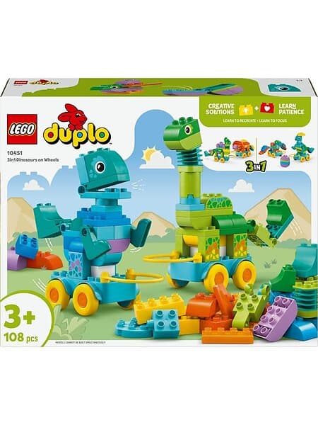 LEGO Duplo 10451 3in1 Dinosaurs on Wheels