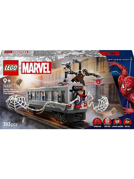 LEGO Marvel Super Heroes 76321 Spider-Man vs. Doc Ock Subway Train Scene