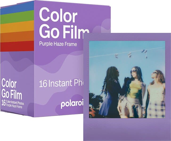 Polaroid Color film for Go - Purple Haze Frame - Double Pack
