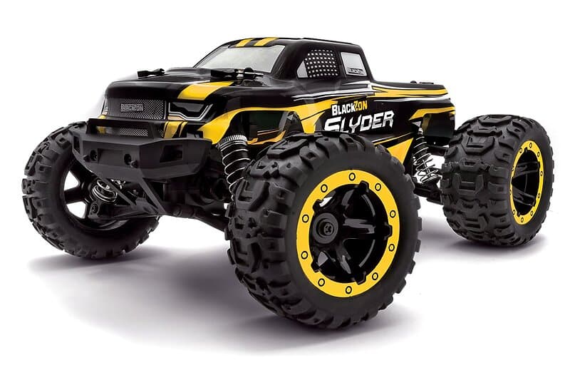 BLACKZON Slyder MT 1/16 4WD Electric Monster Truck Yellow (540116)