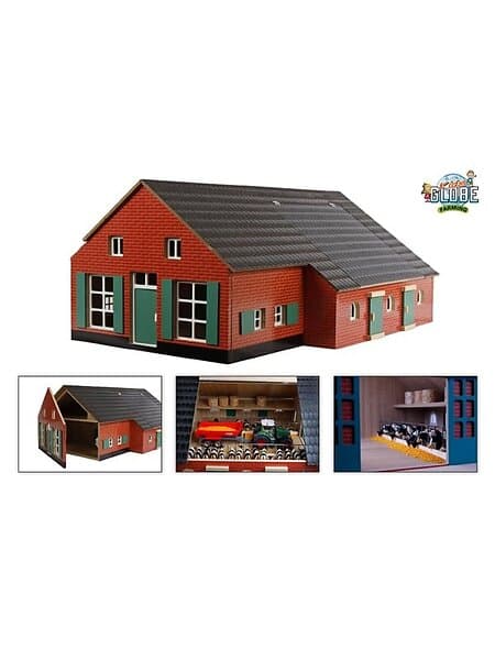 Kids Globe Farmhouse with farm building 1:32