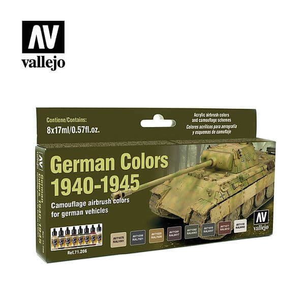 Vallejo Paint Set German Colors 1940-1945