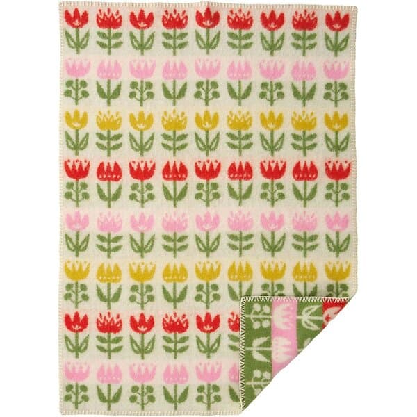 Klippan Yllefabrik Tulip barnfilt 65x90cm