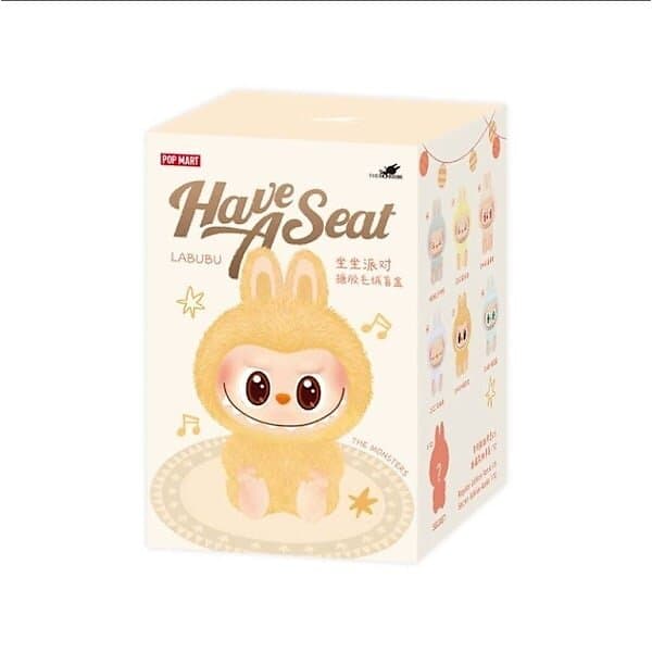 Pop Mart 2024 Labubu the Monsters Have a Seat Plyschleksak Blind Box Slumpmässiga Färger Perfet