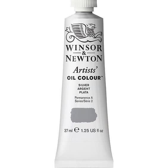 Winsor & Newton Artists' oljefärg 37ml Silver 617