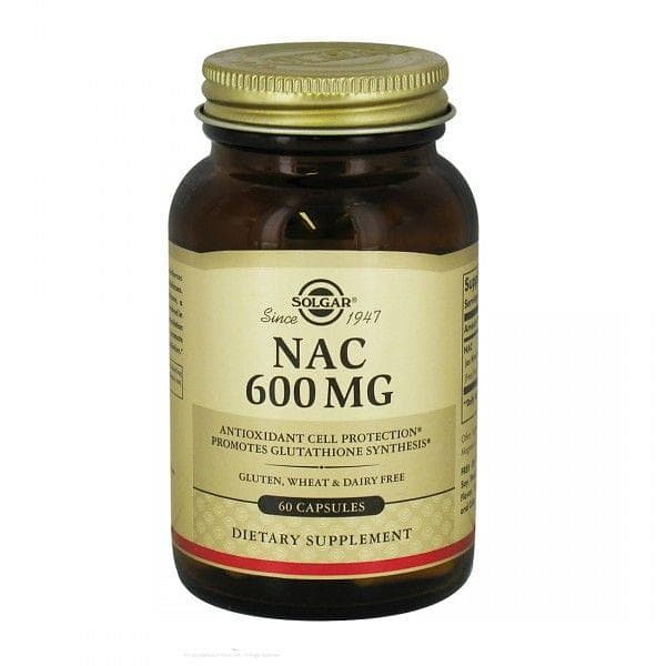 Solgar NAC 600mg 60 Kapslar