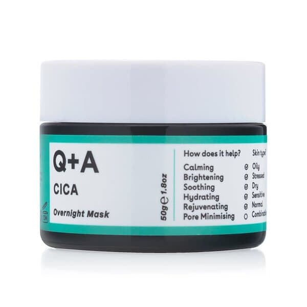 Q+A Cica Overnight Calming Face Mask 50g