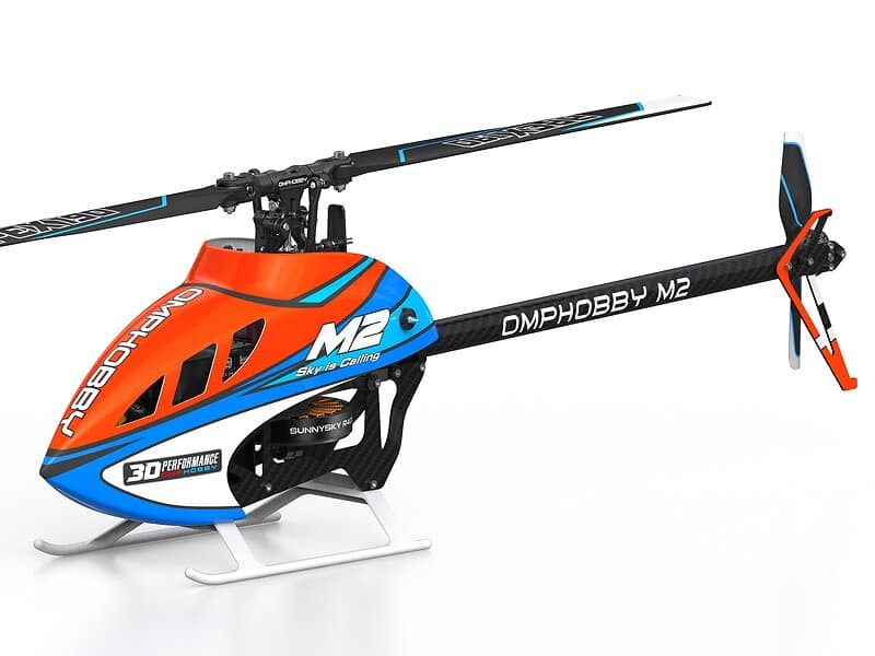 OMP Hobby M2 V3 PRO Helikopter Kosmisk Orange