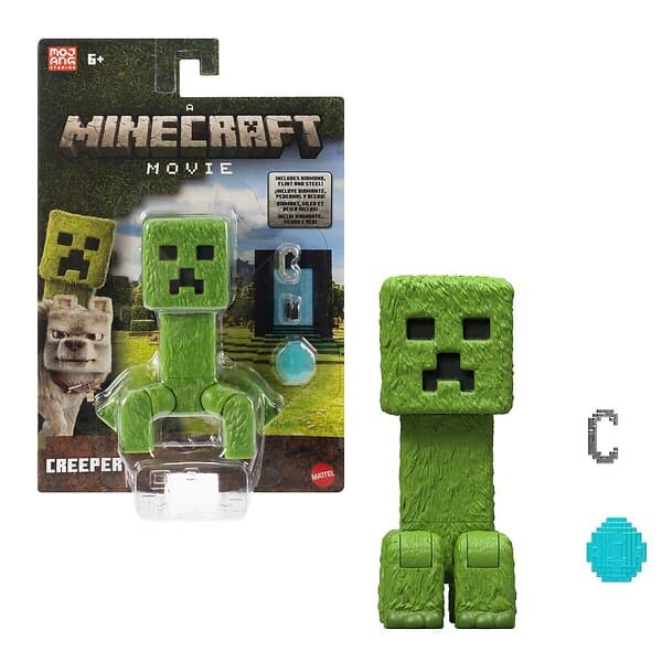 Minecraft Movie 4" Action Figure (Creeper)