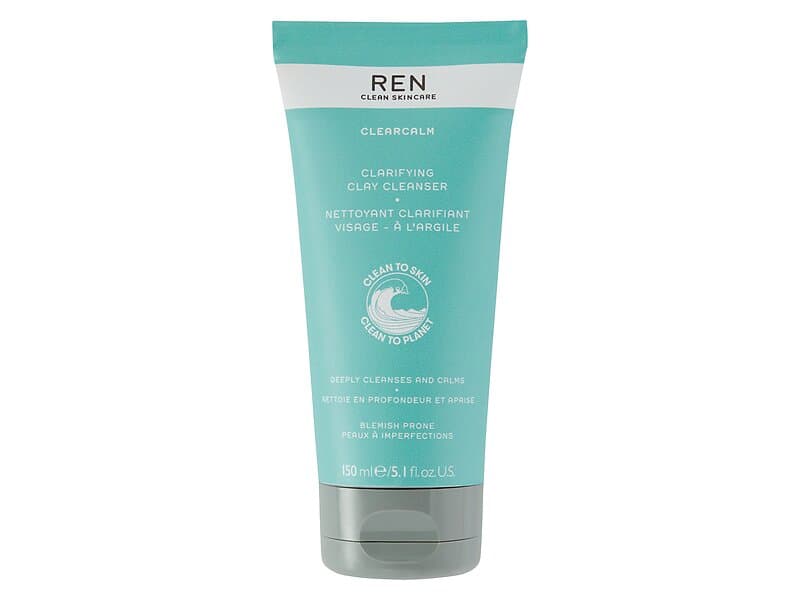 REN Clearcalm 3 Clarifying Clay Cleanser 150ml