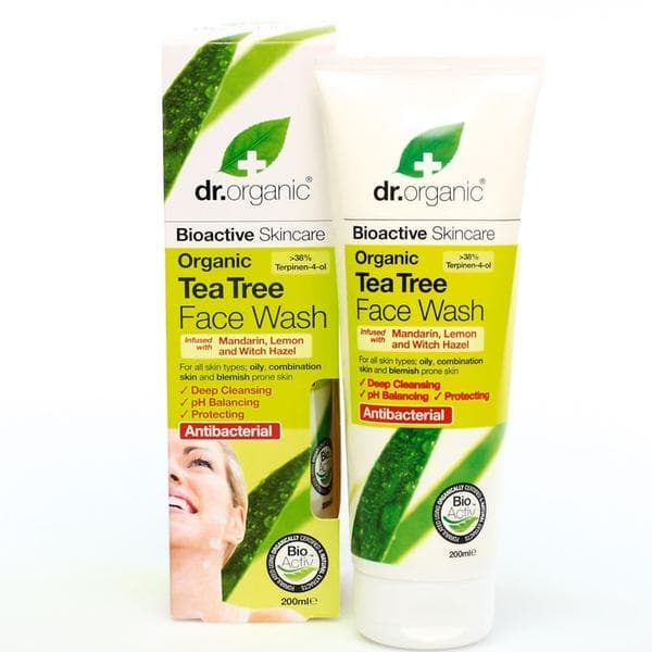 Dr Organic Organic Tea Tree Face Wash 200ml