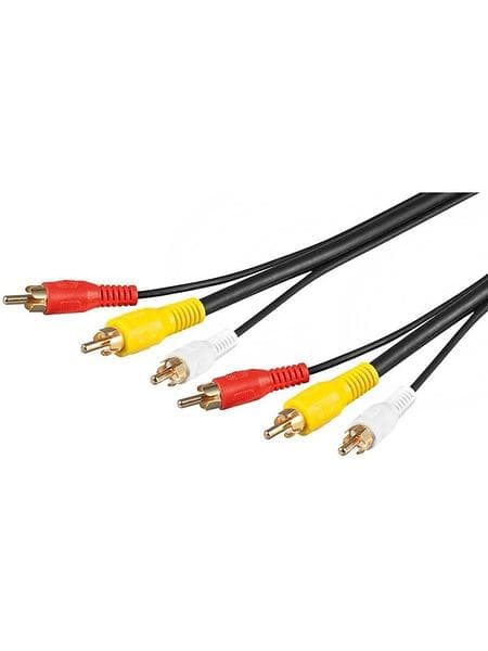 Goobay Gold 3RCA - 3RCA 5m