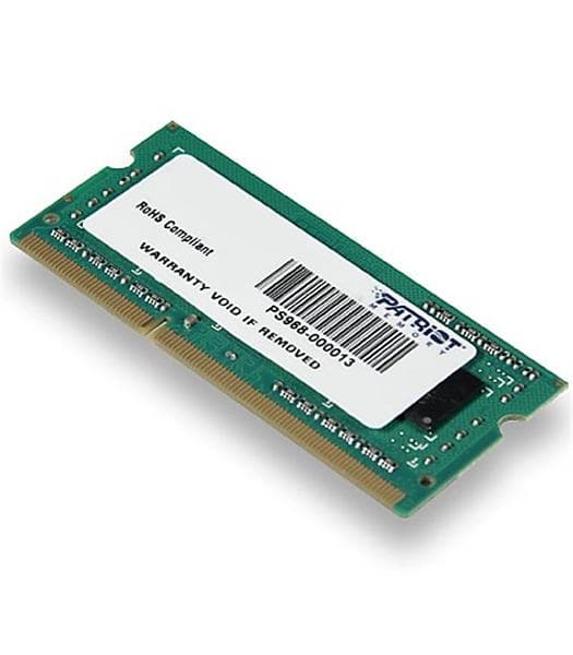 Patriot Signature SO-DIMM DDR3 1600MHz 4GB (PSD34G160081S)