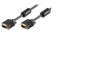 MicroConnect Ferrite VGA - VGA (SVGA) 10m