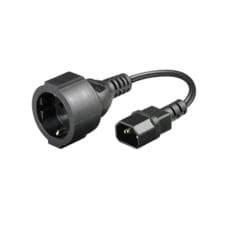 MicroConnect IEC C14 - CEE 7/4 M-F 0,75m