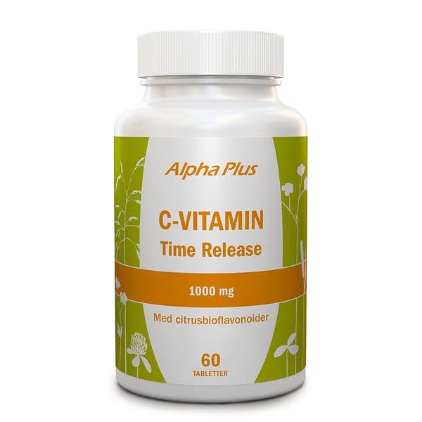 Alpha Plus C-Vitamin Time Release 60 Tabletter