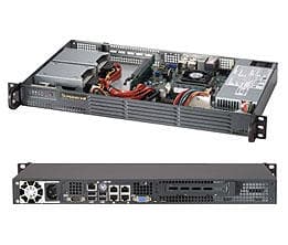 Supermicro SC504-203B 203W (Svart)