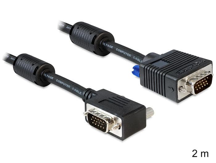 DeLock VGA - VGA (SVGA) (angled) 2m
