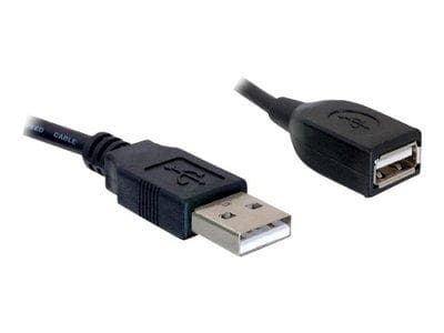 DeLock USB A - USB A M-F 2.0 0,15m