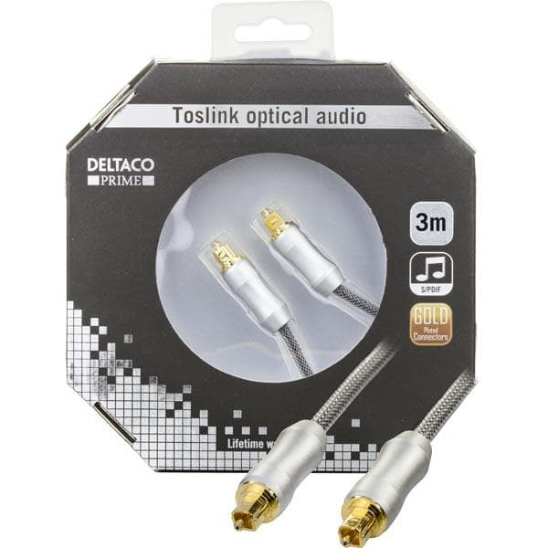 Deltaco Prime Toslink - Toslink 3m