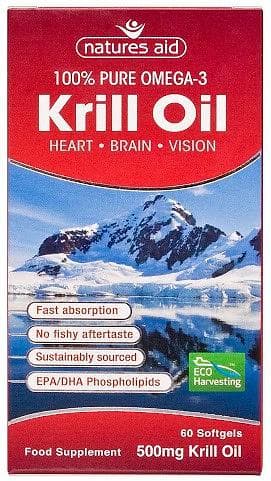 Natures Aid Krill Oil 500mg 60 Kapslar