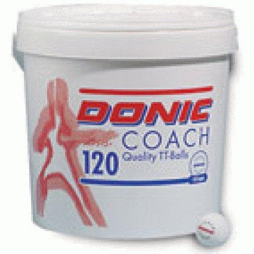 Donic Coach Ball White/Yellow (120 bollar)