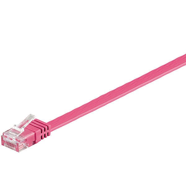 Goobay Flat U/UTP Cat6 RJ45 - RJ45 1m