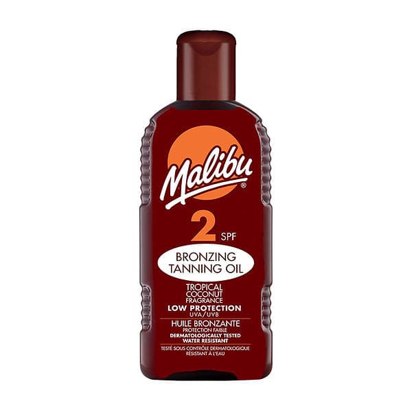 Malibu Sun Bronzing Tanning Oil SPF2 200ml