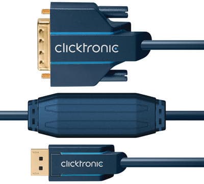 ClickTronic Casual DVI-D Dual Link - DisplayPort 3m