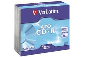 Verbatim CD-R 700MB 52x 10-pack Slimcase