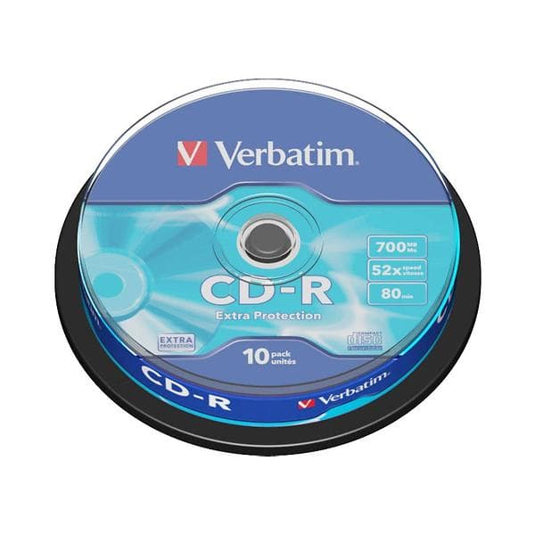 Verbatim CD-R 700MB 52x 10-pack Spindel Extra Protection