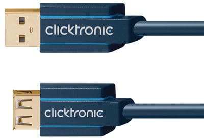 ClickTronic Casual USB A - USB A M-F 3.0 1,8m