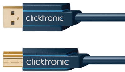 ClickTronic Casual USB A - USB B 3.0 1,8m