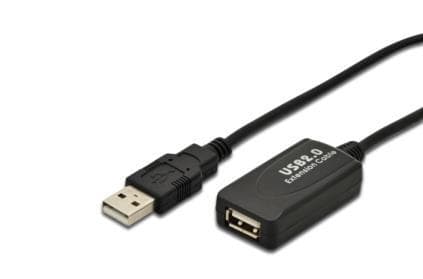 Digitus Active USB A - USB A M-F 2.0 5m