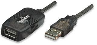 Manhattan Hi-Speed Active USB A - USB A M-F 2.0 20m