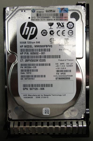 HP 653953-001 500GB