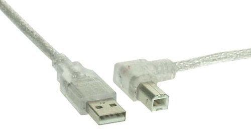 InLine USB A - USB B (angled) 2.0 1m