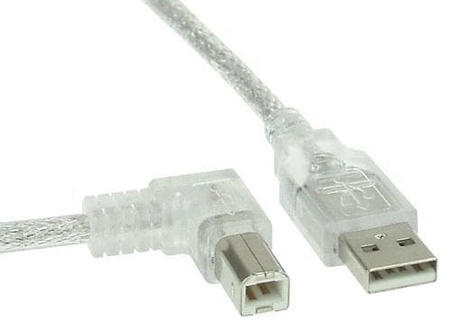 InLine USB A - USB B (angled) 2.0 2m