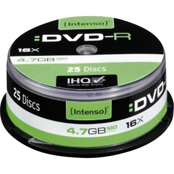 Intenso DVD-R 4,7GB 16x 25-pack Spindel