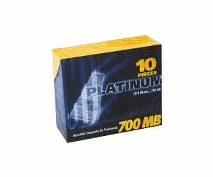 BestMedia Platinum CD-R 700MB 52x 10-pack Slimcase