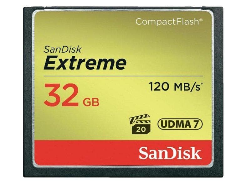 SanDisk Extreme Compact Flash 120MB/s 32GB